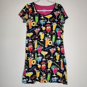 Nick & Nora Cocktails Nightdress M